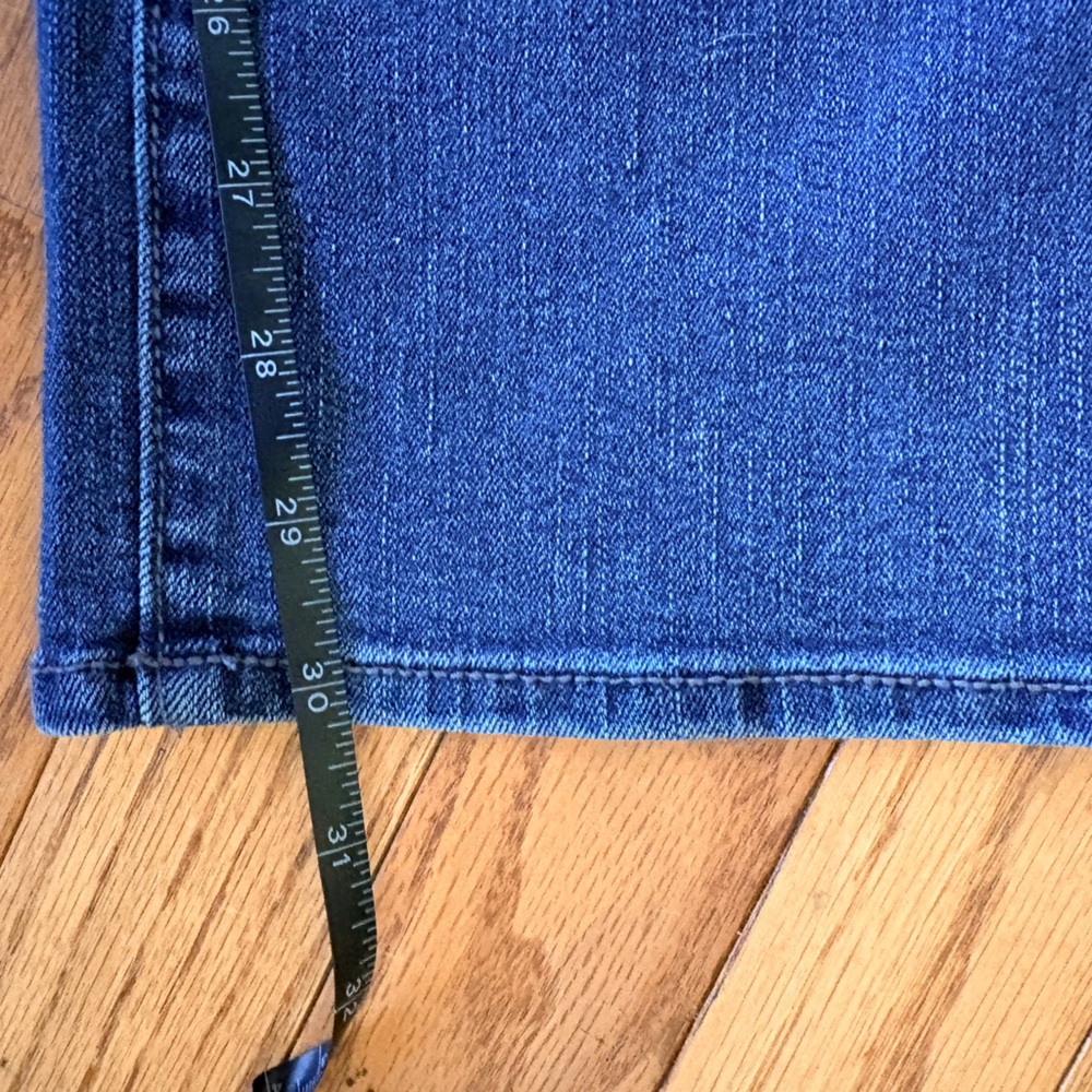 Nine West Gramercy Mini Boot Classic Blue Women's Jeans Sz 8 - Picture 9 of 9